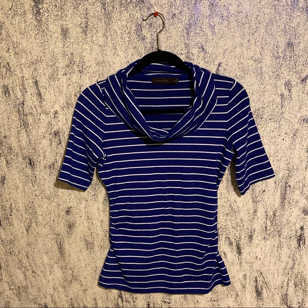 THE LIMITED Short-Sleeve Mock Turtleneck